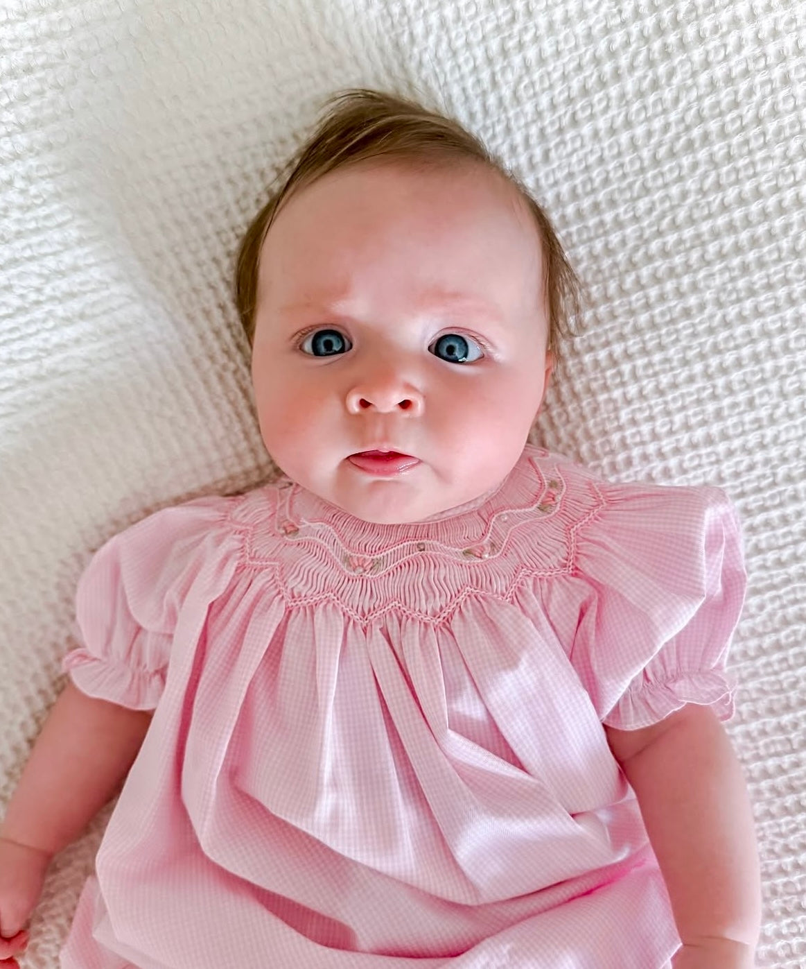 Pink Smocked Dress