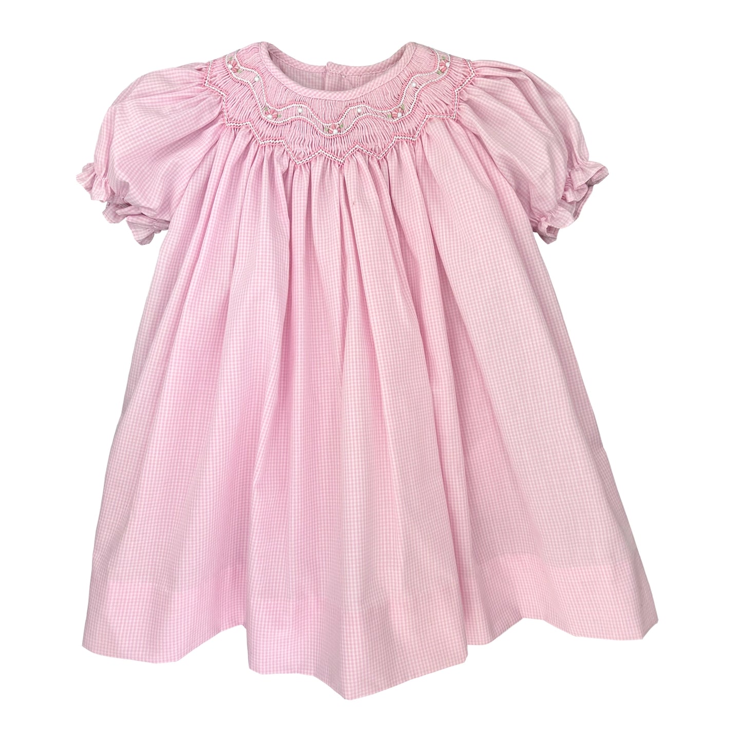 Pink Smocked Dress