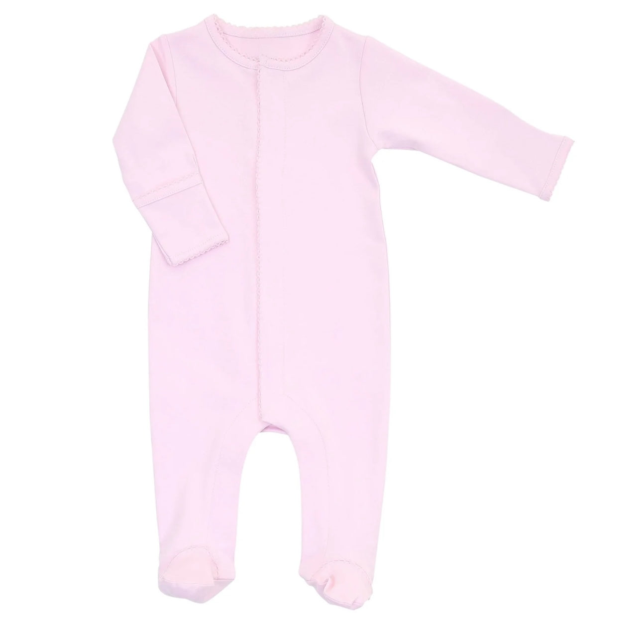 Pima Cotton Footie - Pink