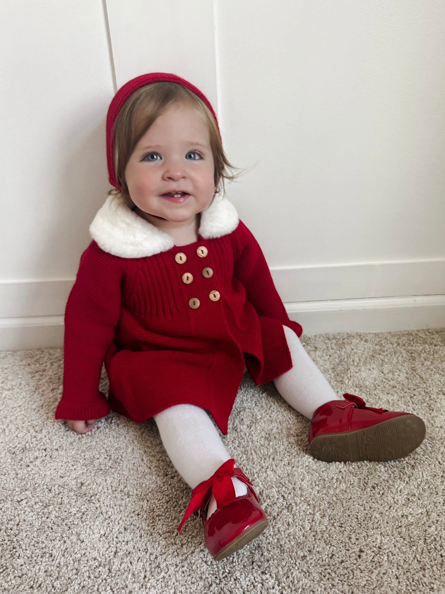 Knitted Spanish Coat + Bonnet