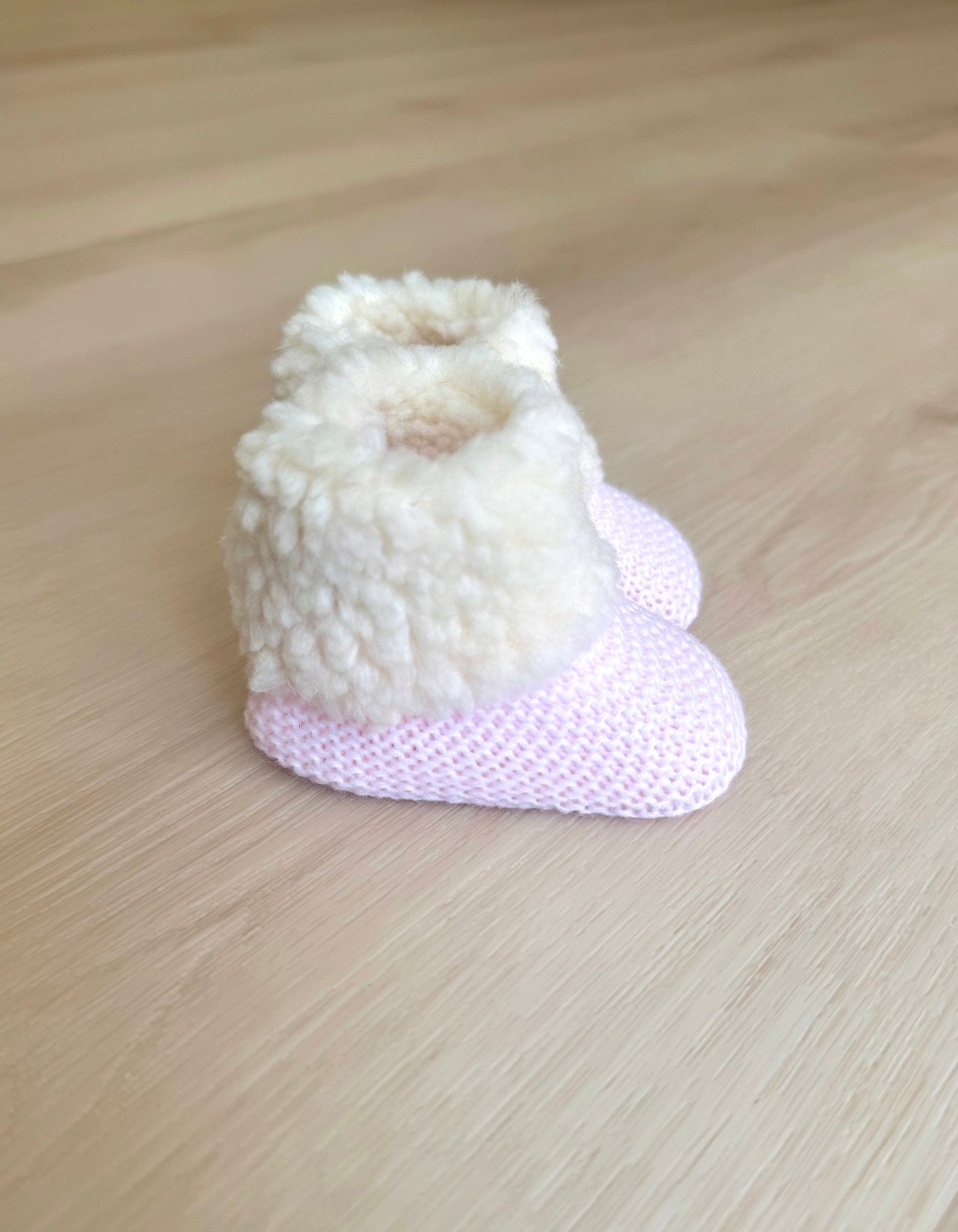 Pink Fleece Bootie