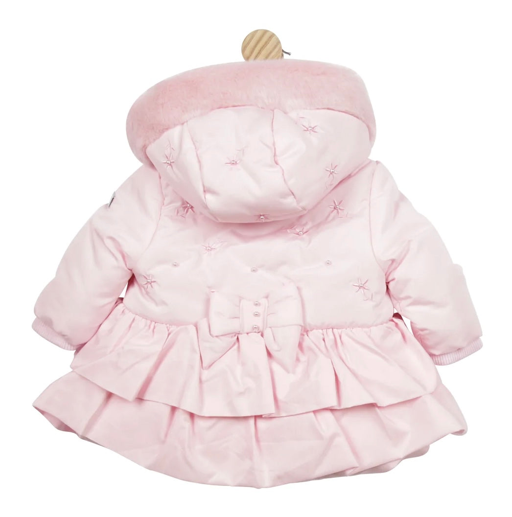 Mintini Pink Frill Coat - Ella Marina Baby
