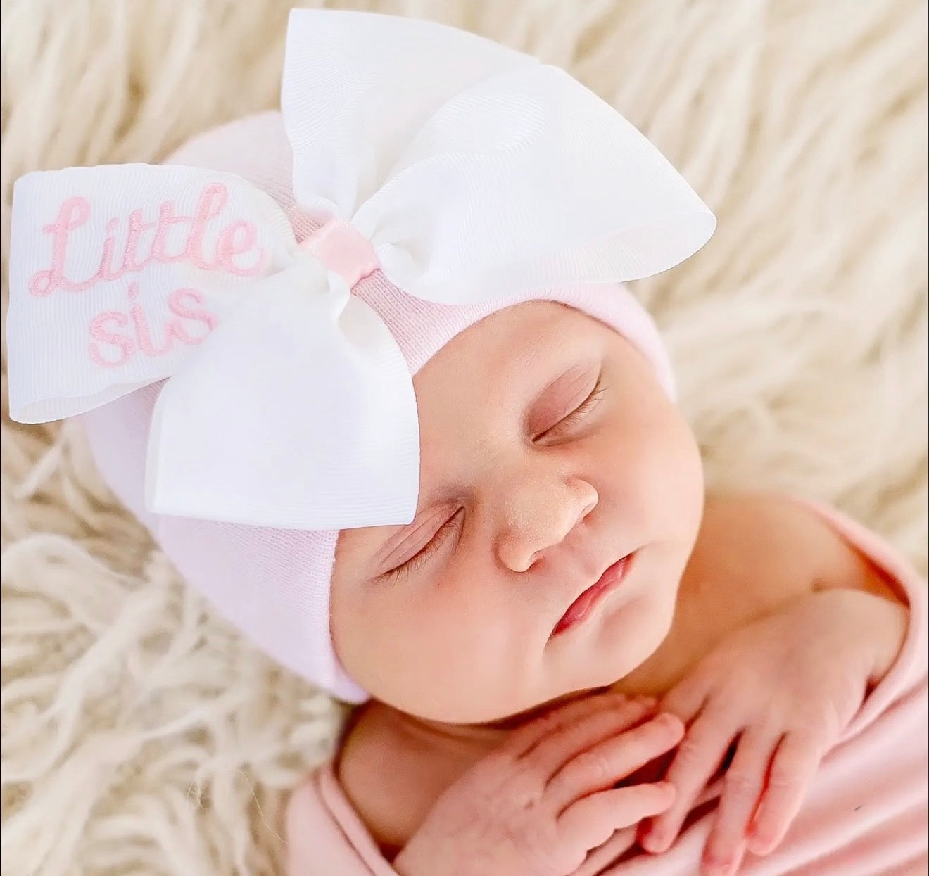 Little Sis Bow Hospital Hat