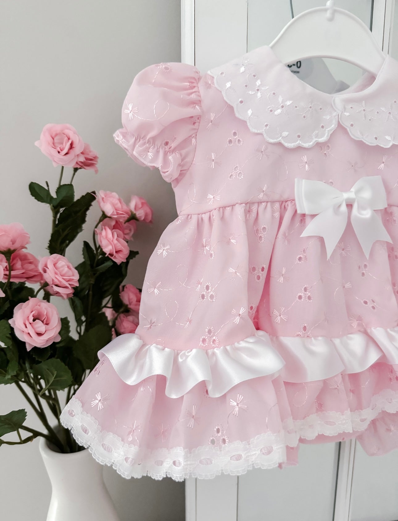 Pink Frills Dress and Pants - Ella Marina Baby