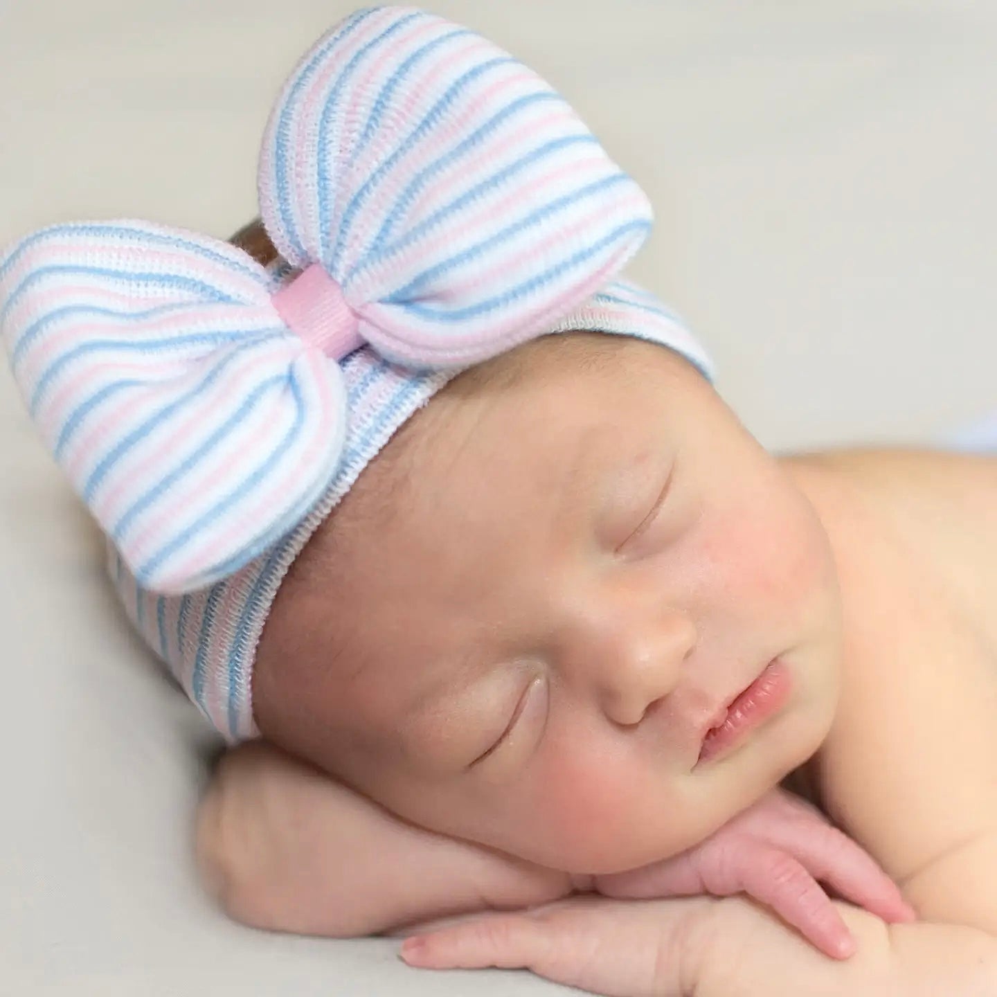 Traditional Bow Hospital Hat - Ella Marina Baby