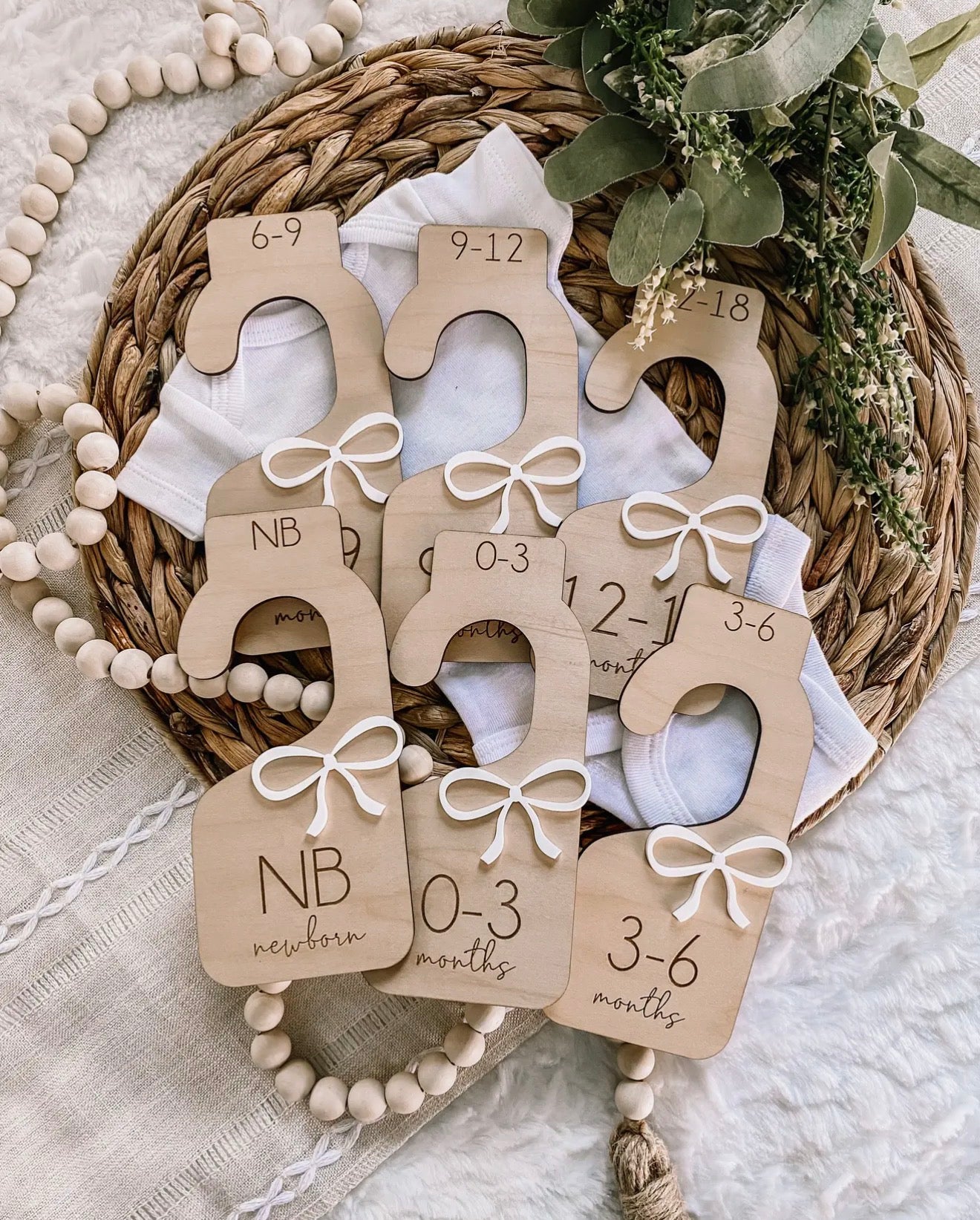 Nursery Closet Dividers - Cute Bows