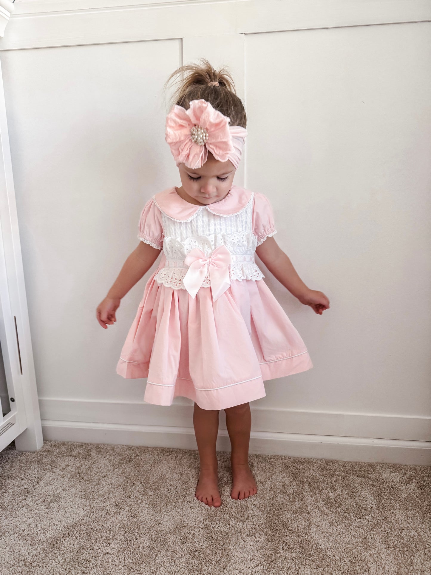 Spanish Pink Puff Dress