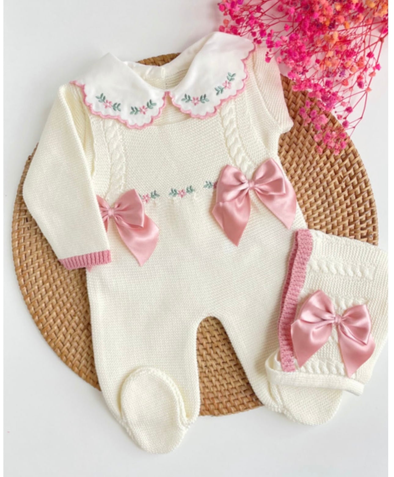 Flores Overalls - Perla Rosa
