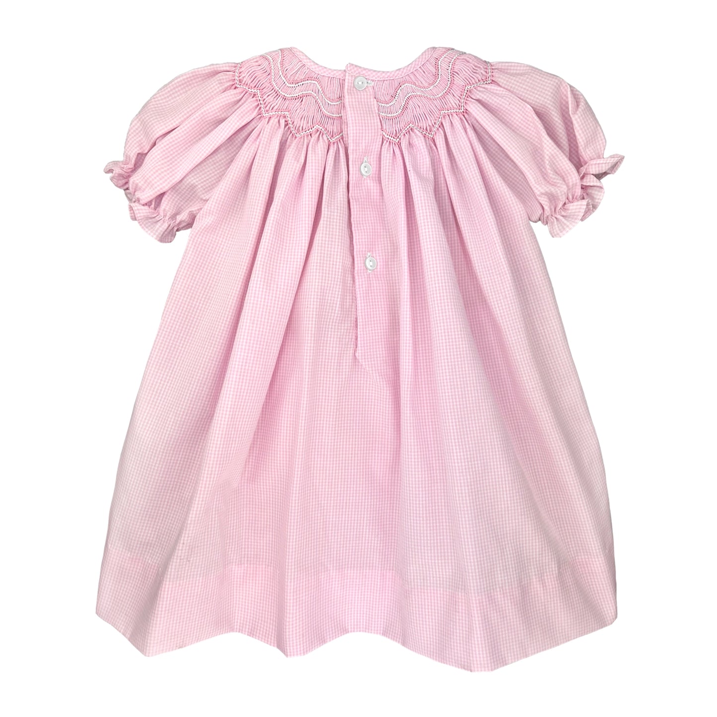 Pink Smocked Dress