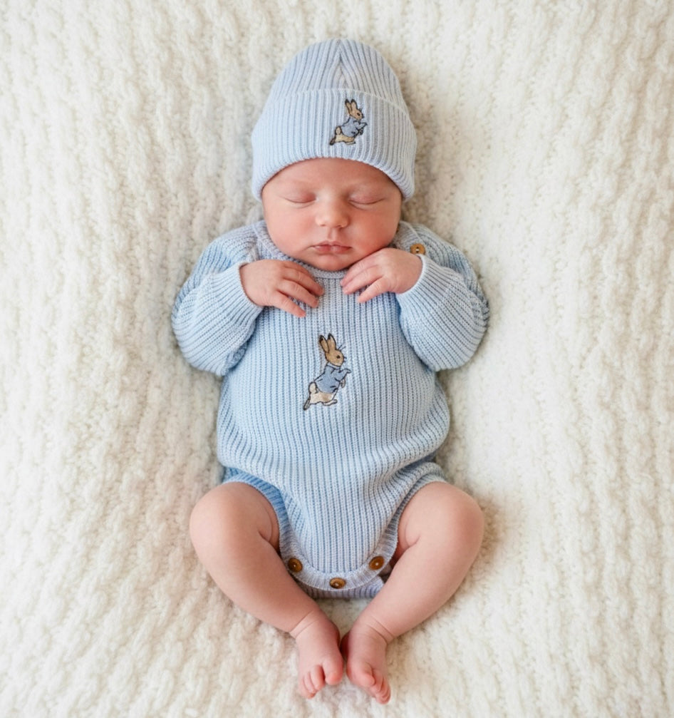 Peter Rabbit Set - Blue - Ella Marina Baby