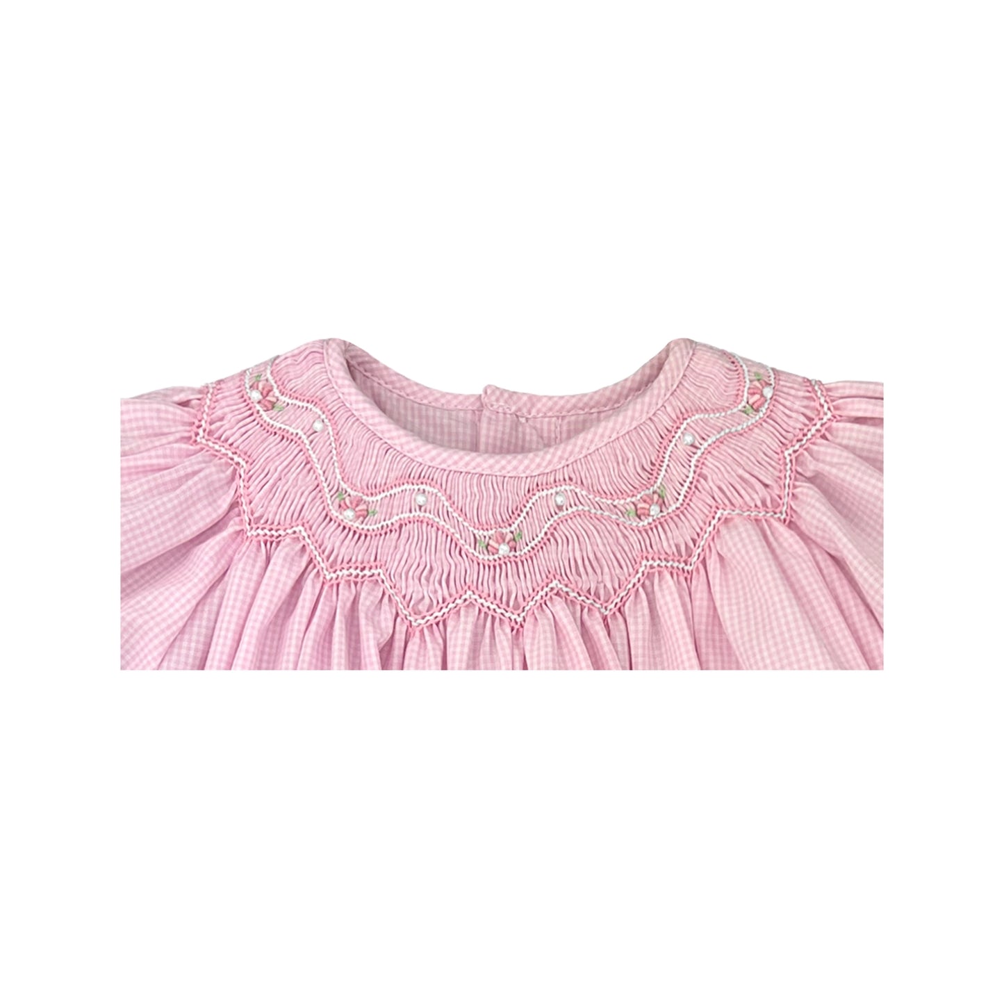 Pink Smocked Dress