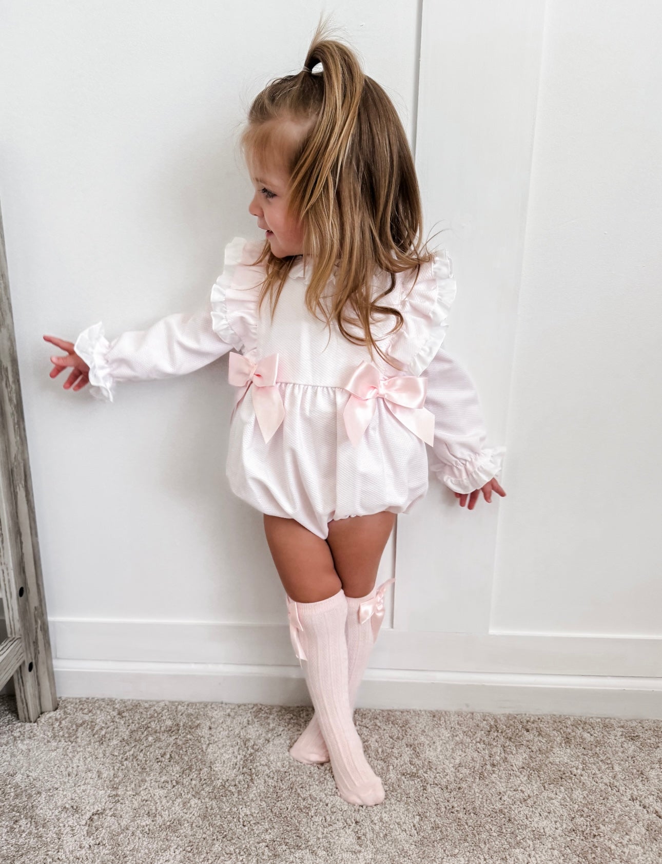 Long Sleeve Spanish Puff Romper