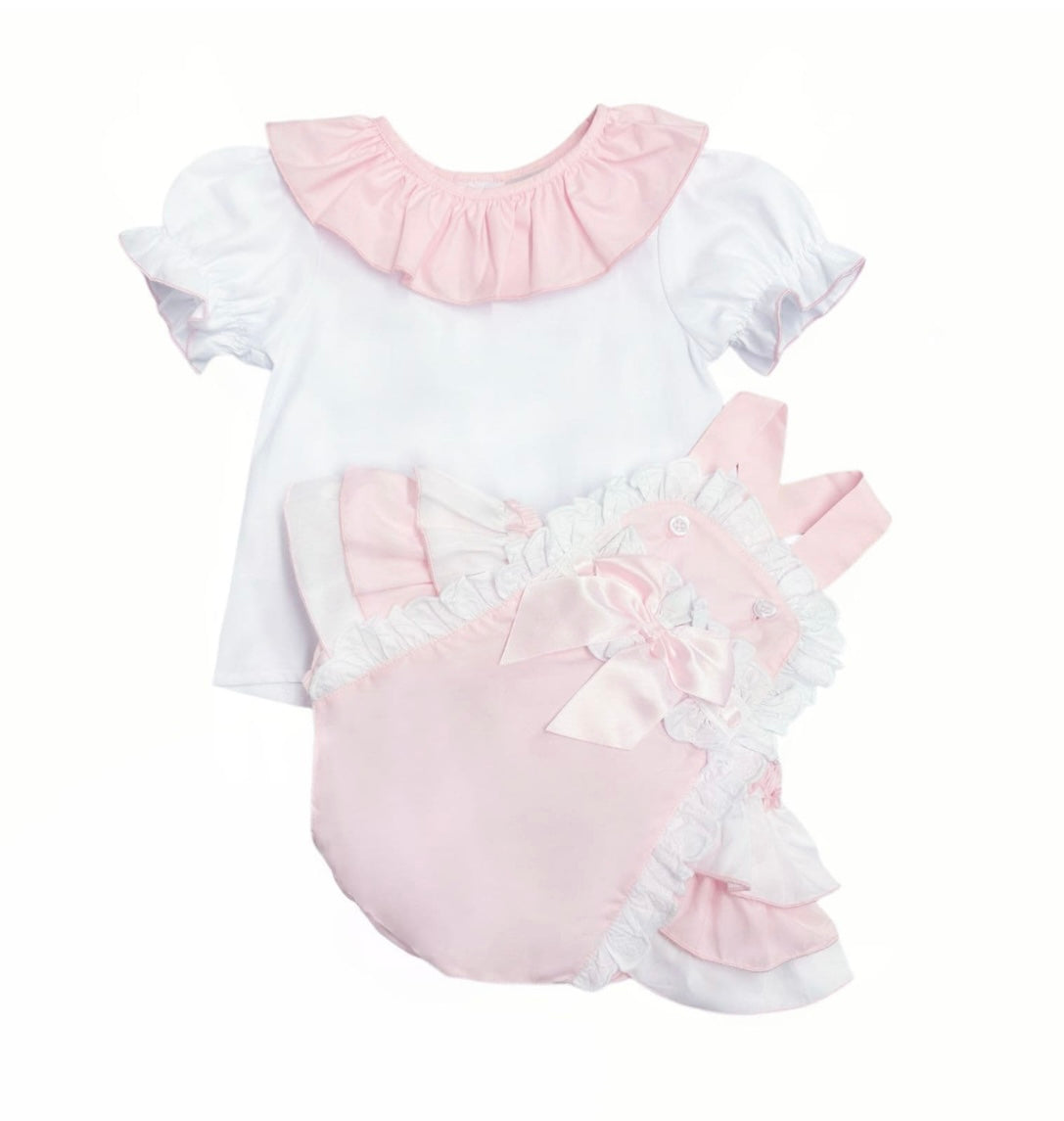 Spanish Frills Overall Set