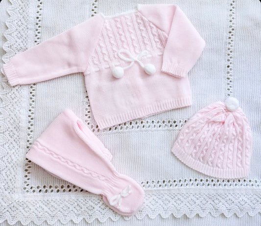 Knitted Pom Outfit