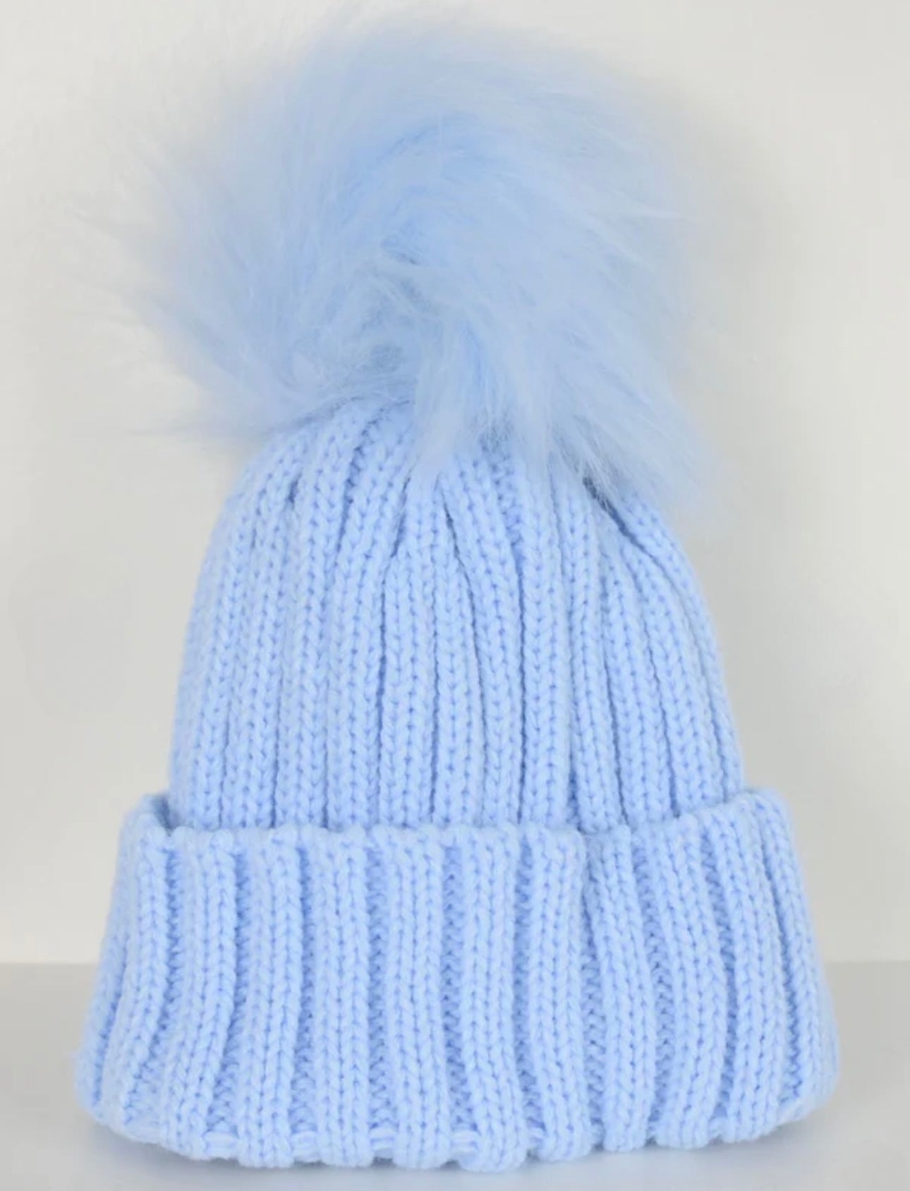 Blue Bobble Hat - Ella Marina Baby