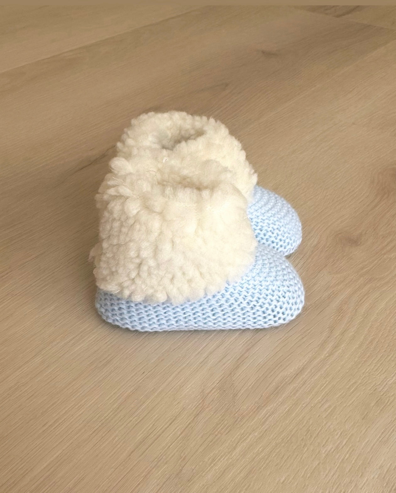 Blue Fleece Bootie