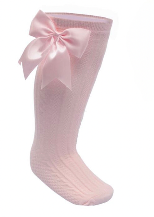 Pink Knee Length Socks - Ella Marina Baby