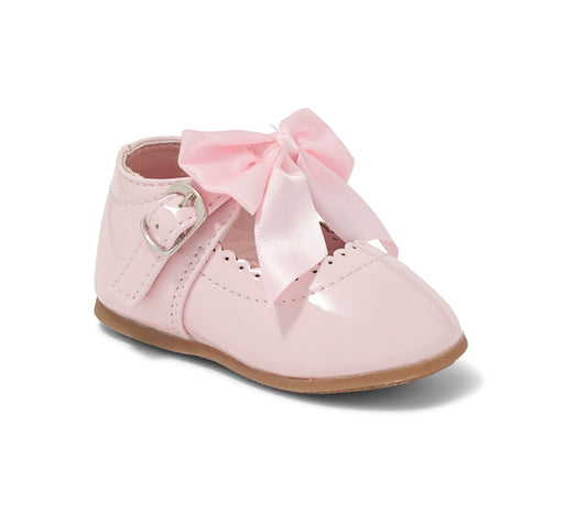 Pink Scallop Bow Shoe