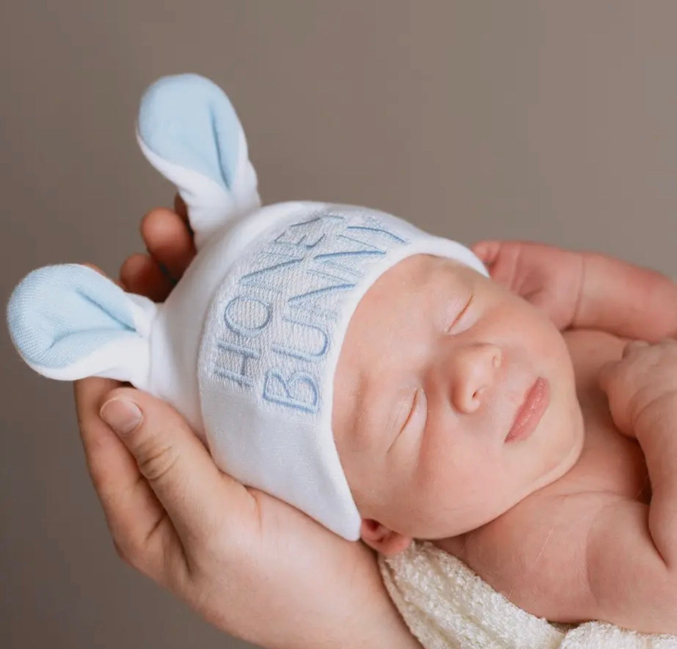 Honey Bunny Hospital Hat - Blue