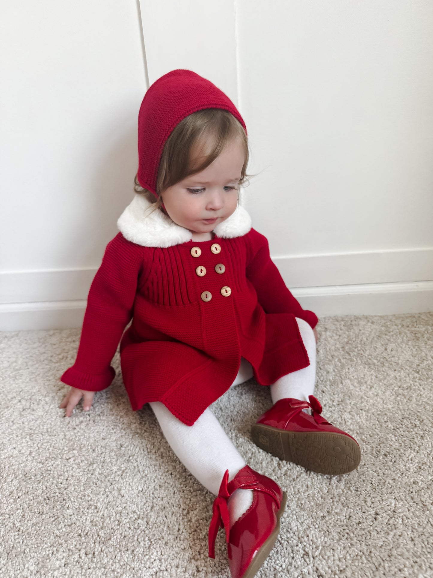 Knitted Spanish Coat + Bonnet