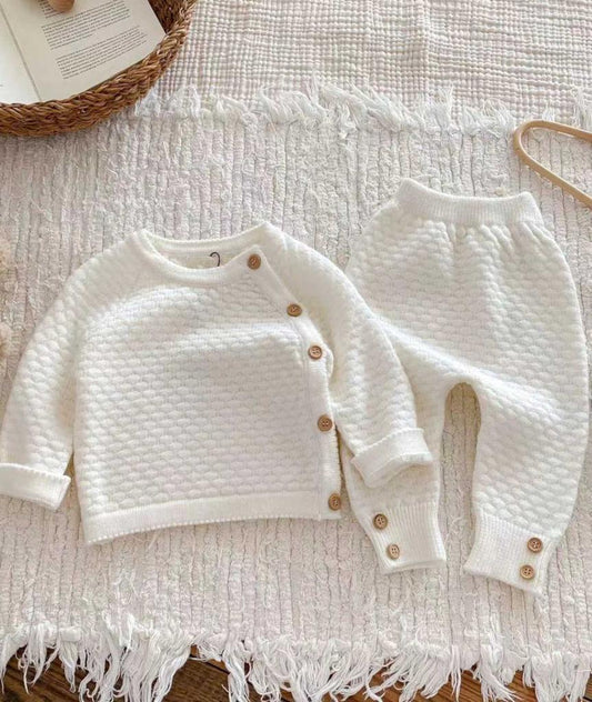 Cream Knit Set