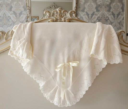 Portuguese Warm Knit Blanket - Yellow