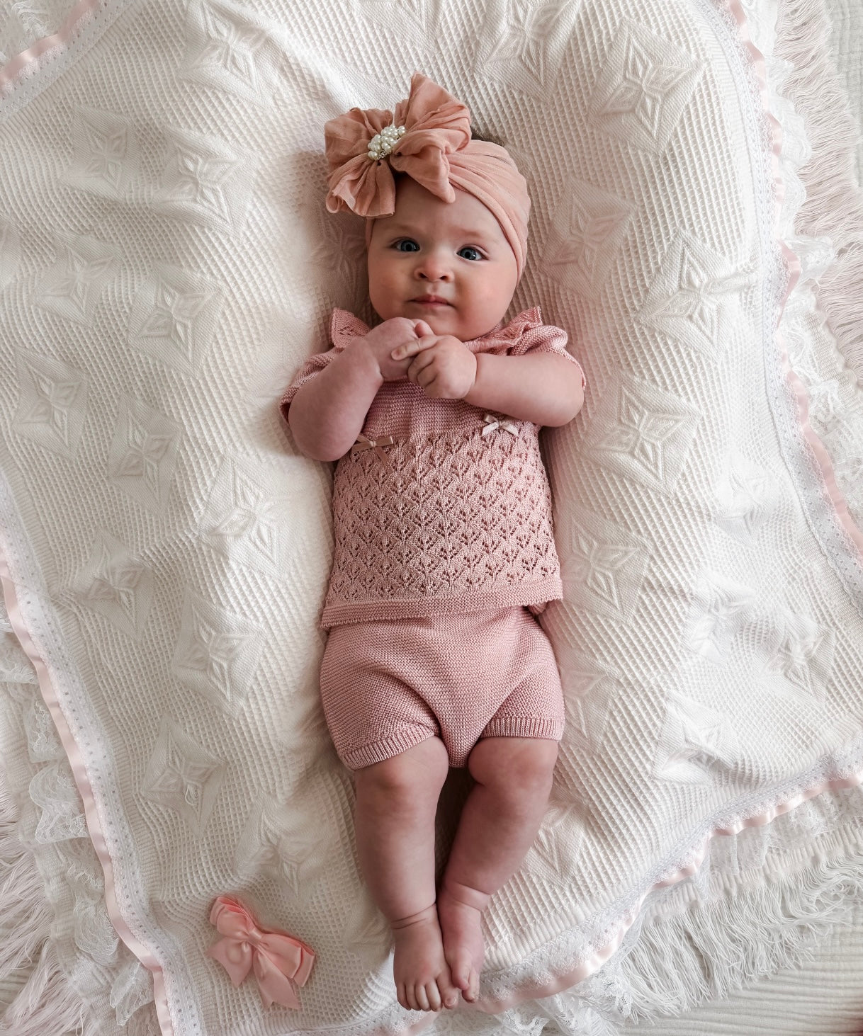 Laura Knit Set - Dusty Pink