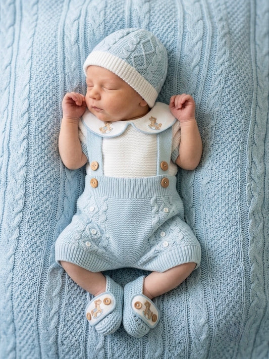 Rocking Horse Overalls - Blue