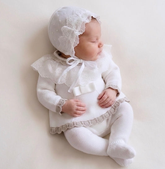 Cielo White/Gold - Ella Marina Baby