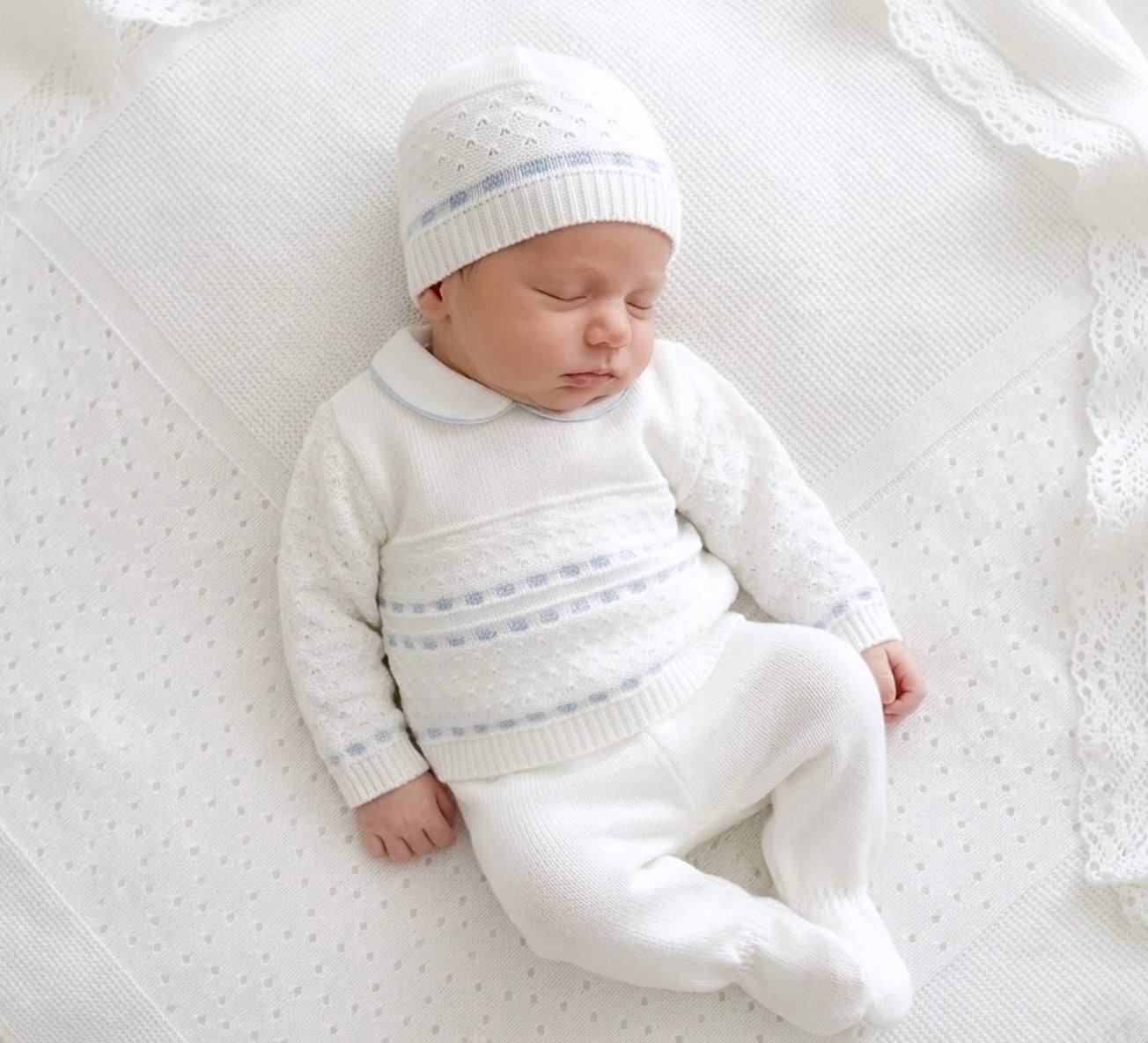 Antonio Set White - Ella Marina Baby