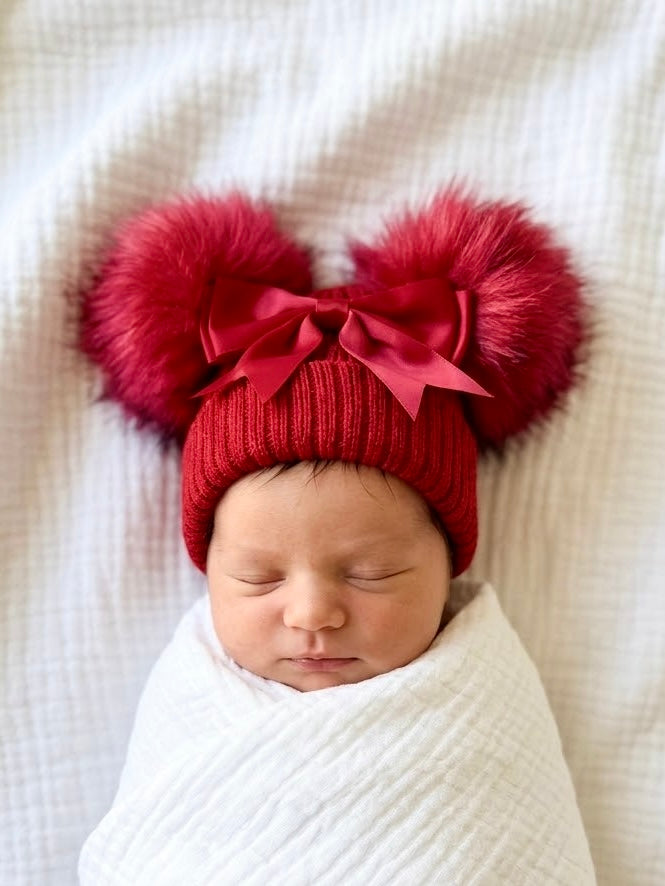 Red Bow Hat