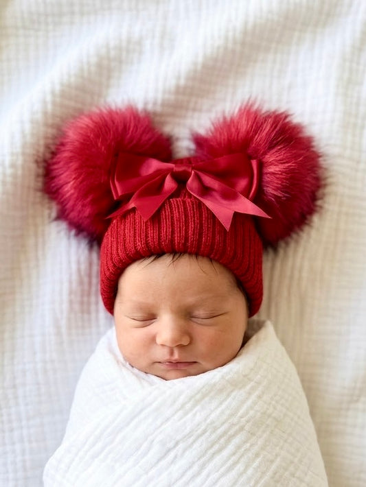 Red Bow Hat