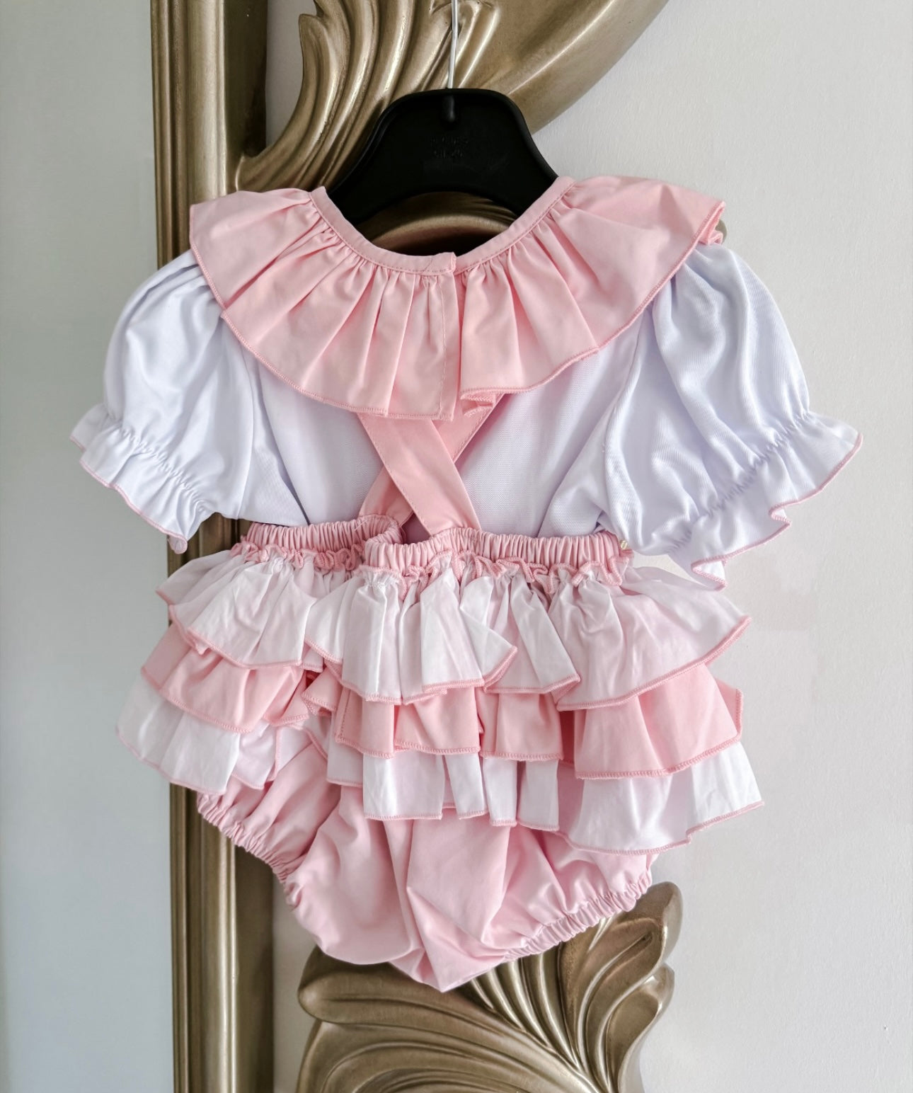 Spanish Frills Overall Set