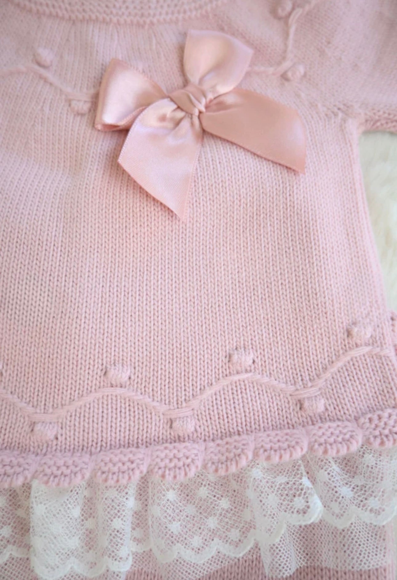 Bridget Knit Set - Dusty Pink - Ella Marina Baby