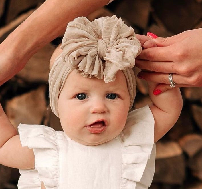 Champagne Ruffle Headband