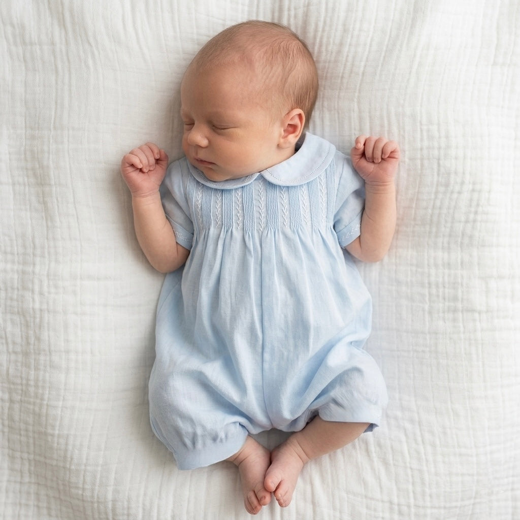 Romper With Pintucks