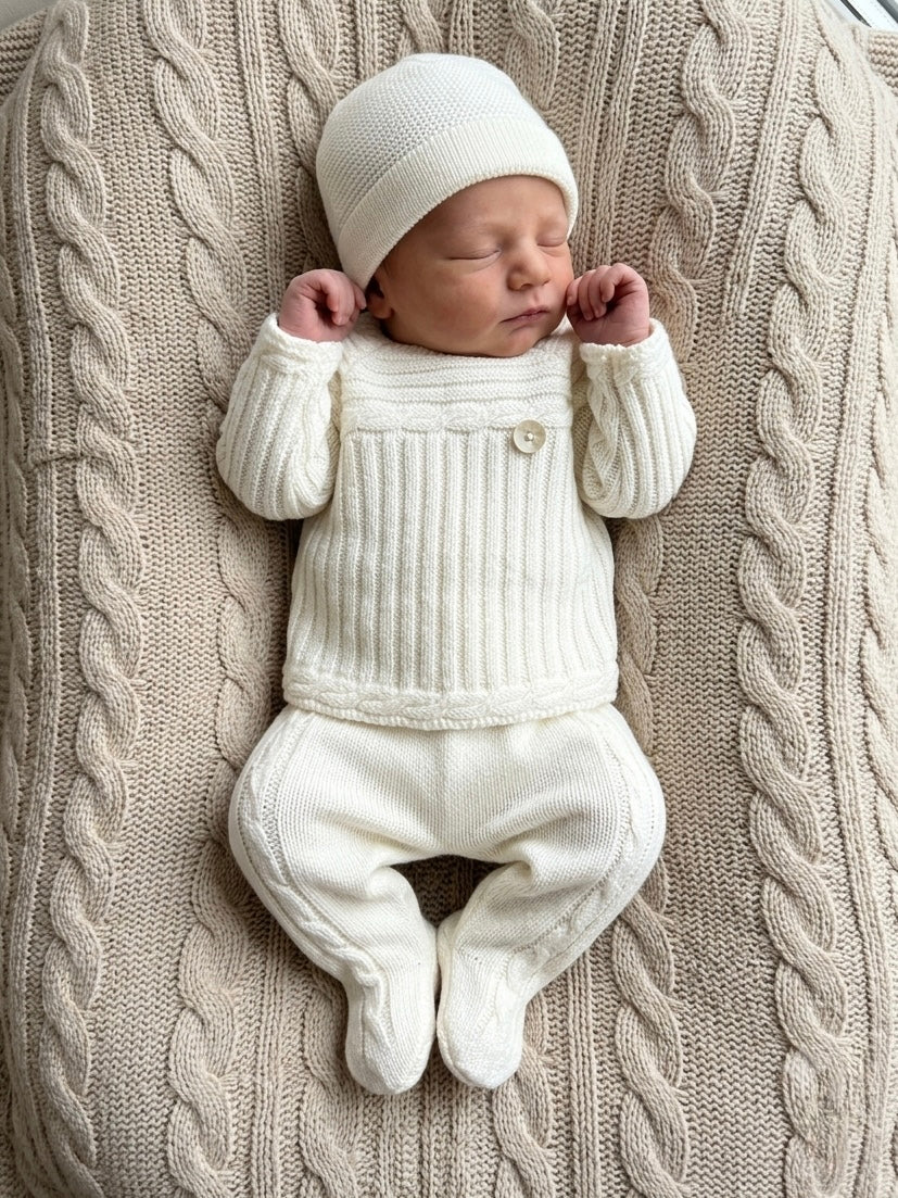 Leo Knitted Set - Ivory