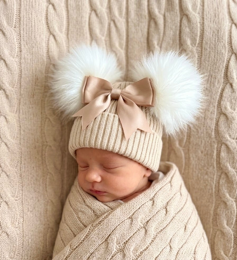 Gold Bow Hat