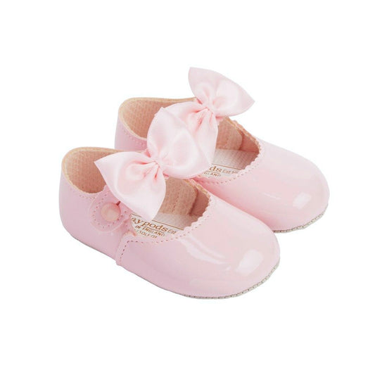 Pink Bow Soft Sole Shoe