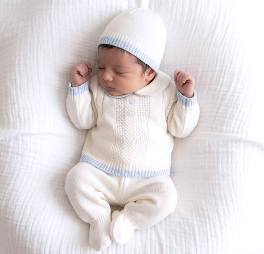 Santino Set - White - Ella Marina Baby