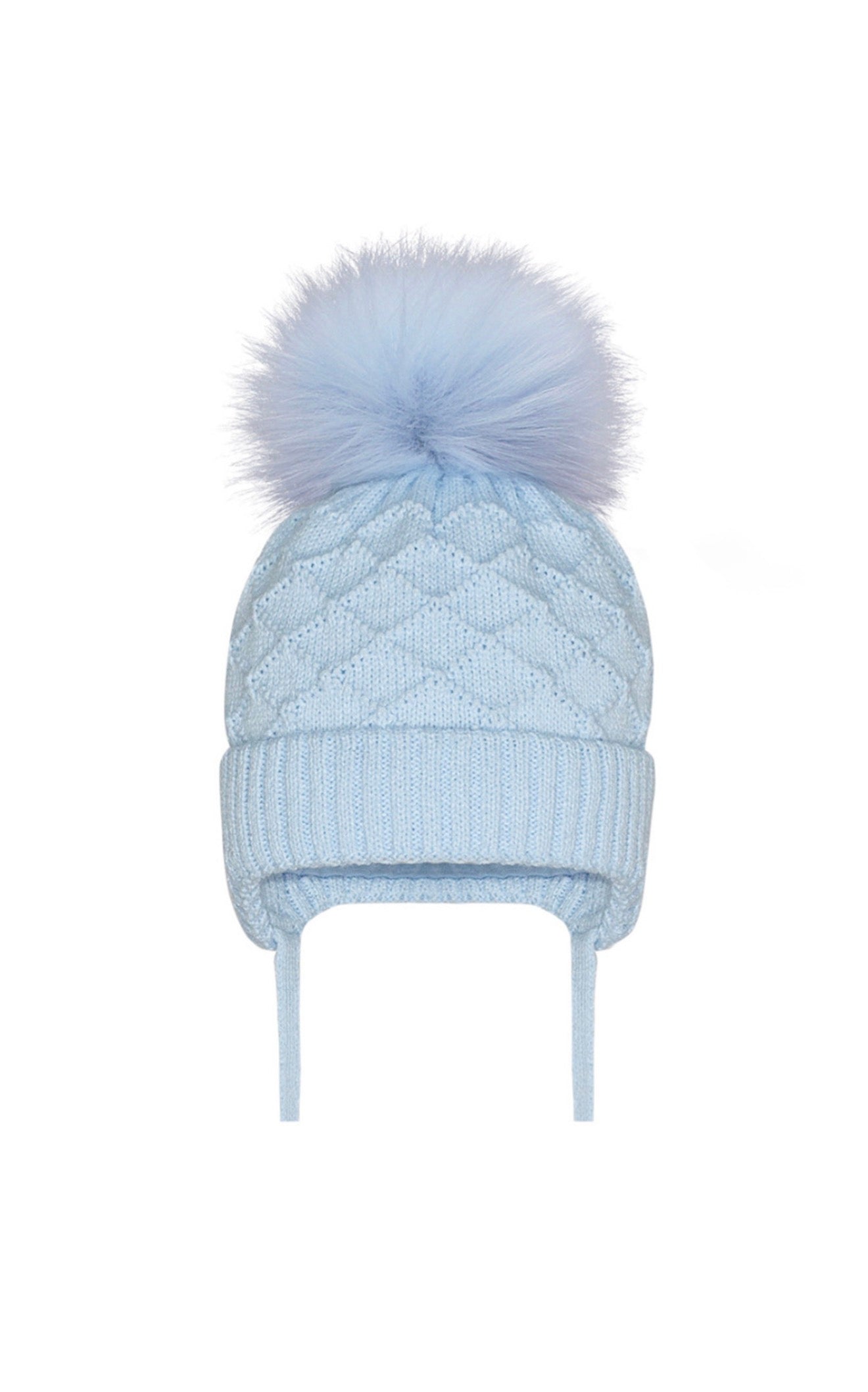 Blue Pom Hat
