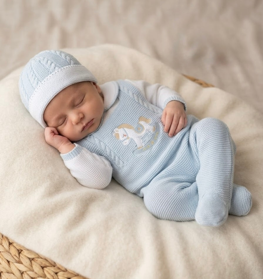 Rocking Horse Overalls - Azul