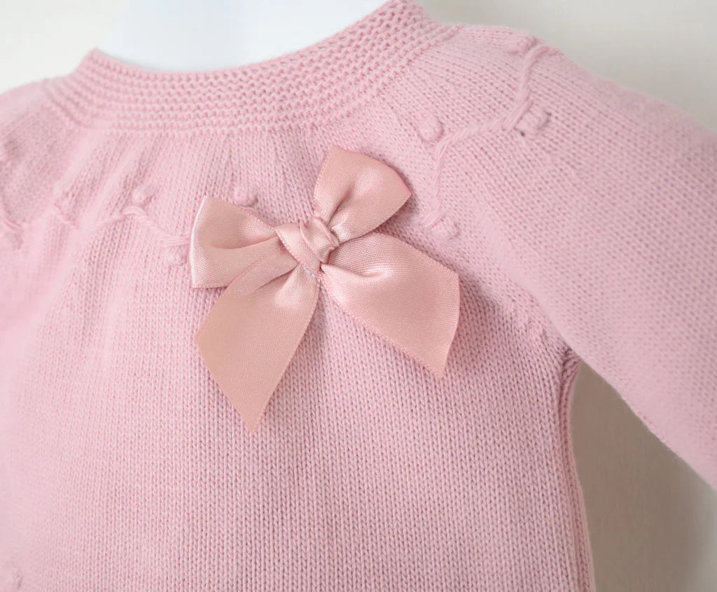 Bridget Knit Set - Dusty Pink - Ella Marina Baby