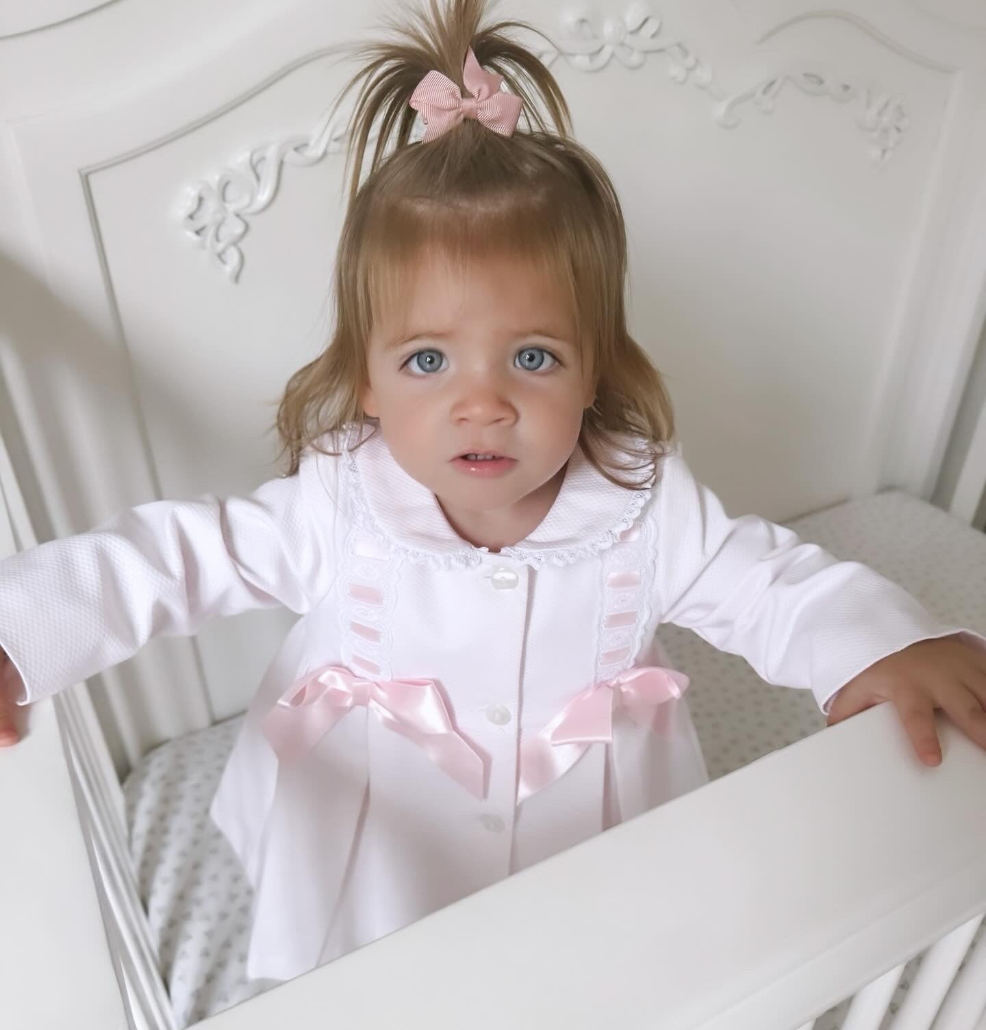 Luxury Pink Bows Jacket - Ella Marina Baby