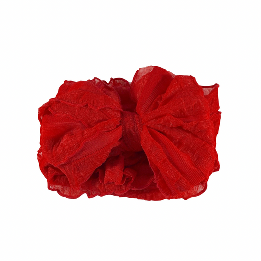 Red Ruffle Headband