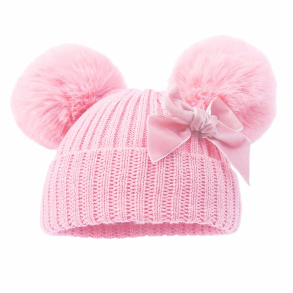 Bright Pink Bow Hat