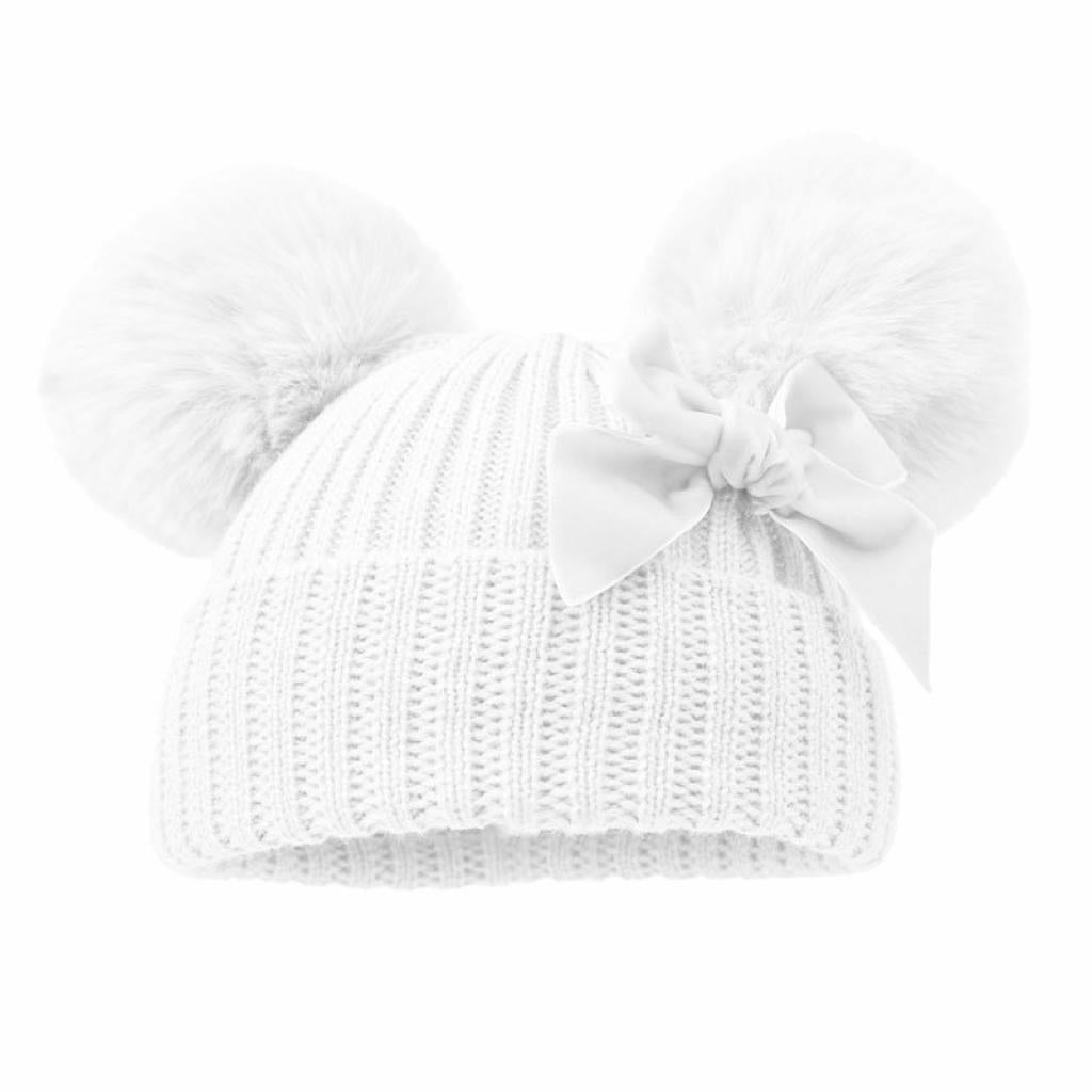 White Bow Hat