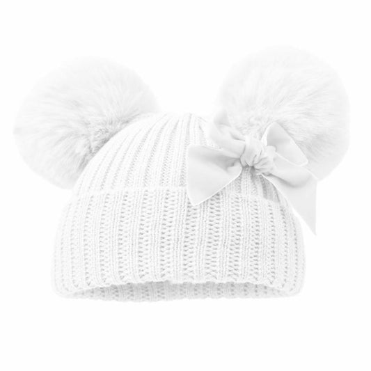 White Bow Hat